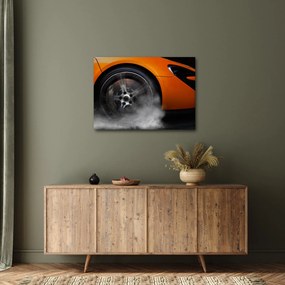 Kép - Narancssárga sportautó (70x50 cm)