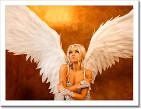 Poszterek keretben 40x30 Angyal nő