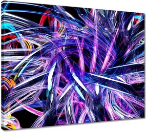 Vászonkép 50x40 Lila fülbevaló Tüskék