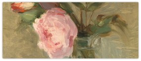 Kép - Berthe Morisot, Peonies, reprodukciók (120x50 cm)