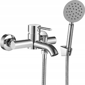 Kádtöltő Csaptelep Fali Zuhanyszettel Króm Szett
