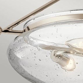 Quintiesse BELLE QN-BELLE-SF-PN Plafonlámpa 3x40W/E14