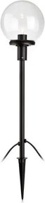 MARKSLÖJD 107283 GARDEN24 Modern Kültéri Állólámpa Fekete, Átlátszó LED IP44