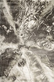 Modern Szürke Szőnyeg A Szobába, Mint Kő Márvány Beton Garda 140x190 cm