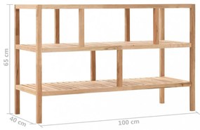 tömör diófa fürdőszobapolc 100 x 40 x 65 cm