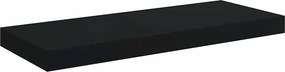 vidaXL fekete MDF fali polc 60 x 23,5 x 3,8 cm