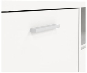 Fehér TV-állvány 147x38 cm Media – Tvilum