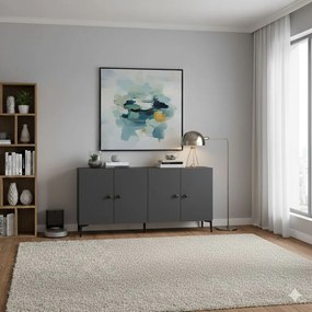 Pella komód, antracit, 150 cm