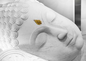 Kép - Fehér Buddha (üvegen) (70x50 cm)