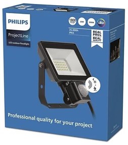 Philips - LED Kültéri reflektor érzékelővel PROJECTLINE LED/20W/230V IP65 3000K