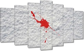 Vászonkép 140x80 Vér a hóban