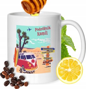 Bögre Mikulás Barát Férj Nyomtatott Ajándék Fehér 330ml