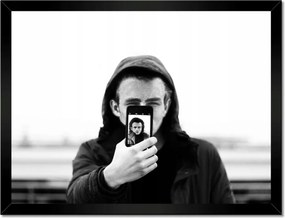 Poszterek keretben 40x30 Selfie James Dean Kapucni