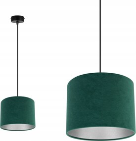 Mennyezeti Lámpa Függeszték Csillár Szimpla Króm Lámpabúra 20 CM Nappaliba