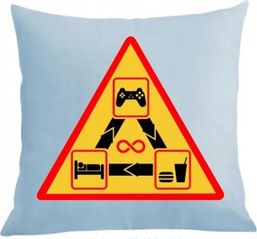 Párna párnahuzat Eat Sleep Play