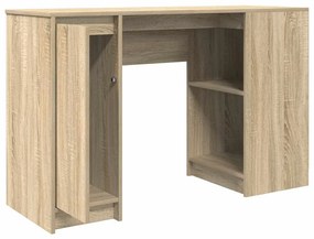 sonomatölgy színű forgácslap íróasztal 120x42x76 cm