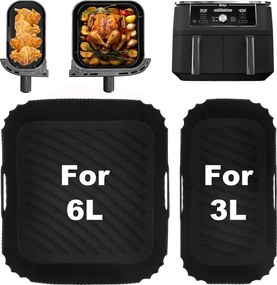 Szilikon Olajsütő Forma Zsírmentes Air Fryer Utántöltő
