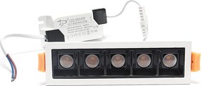 DomenoLED JDL-5T 583 Beépíthető spotlámpa 10W/LED 4000K 800LM