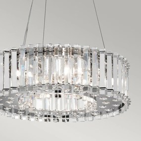 Kichler CRYSTAL SKYE KL-CRYSTAL-SKYE-P-A Függőlámpa 6x3,5W/G9 320LM IP44