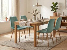 Mentás bársonyszék LAVA AQUA MINT