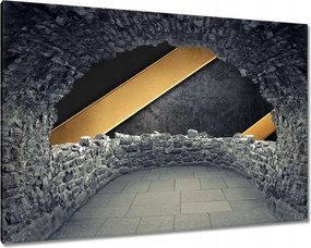 Vászonkép 60x40 Arany csíkok