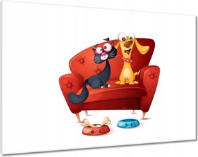 Vászonkép 100x70 Cica Cicák Macskák