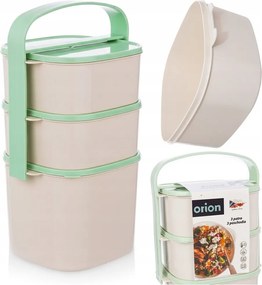 Ebédlőtál 3 szintes emeletes az ebédek ételeinek szállításához