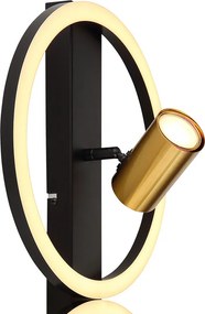 Fali Lámpa Matt fekete MARRIE GLOBO-57033-2