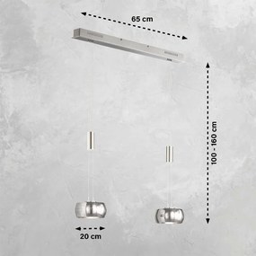 Fischer&Honsel Colette 60989 Lepel lámpa 2x9W/LED 2700K 1900 lm IP20
