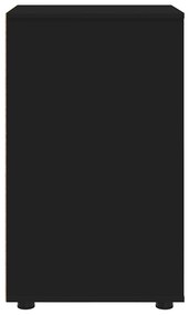 Tárolószekrény Fekete 40 x 48 x 81 cm Faanyag