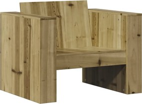 vidaXL impregnált fenyőfa kerti kanapé 79 x 60 x 62 cm
