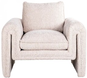 SANDREL exkluzív fotel - beige/tóp