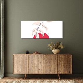 Kép - Rózsaszín virágos absztrakció N⁰2 (120x50 cm)