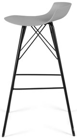 Szürke bárszék szett 2 db-os (ülésmagasság 71 cm) Tori – Tenzo
