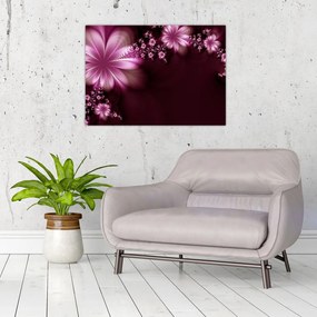 Az absztrakció képe - virágok (70x50 cm)