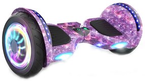 10" légdeszka LED kerekekkel és Bluetooth-szal Világoskék