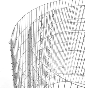 Kerek gabion kő kosár 90 x 40 cm (ø x h)