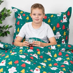 4Home Polar Bear pamut ágyneműhuzat, 140 x 200 cm, 70 x 90 cm