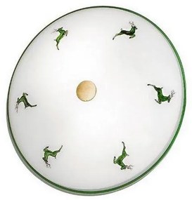 Kolarz 731.U12.4.100-Mennyezeti lámpa NONNA 2xE14/60W/230V átm.32 cm zöld/sárgaréz