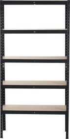 Polcállvány, tölgy/fekete, RADMAN