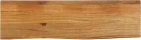 vidaXL tömör mangófa természetes élű asztallap 120 x 40 x 3,8 cm