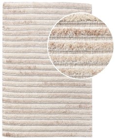 Mango lábtörlő, kézzel tuftolt, elefántcsont 60x90 cm