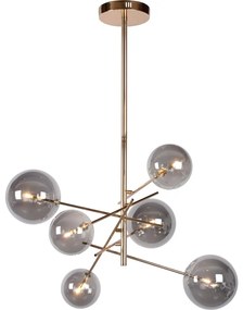 Lucide 46417/06/10 - LED Csillár rúdon ALARA 6xG4/1,5W/230V arany