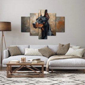 Kép - Dobrman portréja (150x105 cm)
