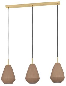 Eglo 900813 - Csillár zsinóron CAPRAROLA 3xE27/40W/230V