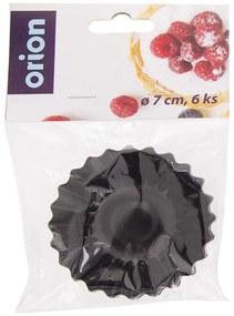 Fém tortácska sütőforma szett 6 db-os ø 7 cm – Orion