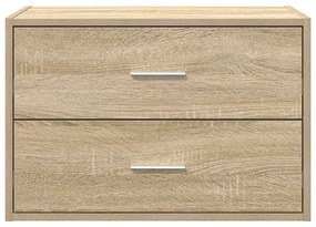szekrény 2 fiókkal Sonoma tölgy 60x31x40 cm gépi forgácsolt fa