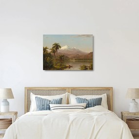 Üveg kép - Frederic Edwin Church, Tamaca Palms, reprodukciók (70x50 cm)