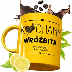 Prémium Arany Bögre Jósnőnek Ajándék Nyomtatott Fotóval