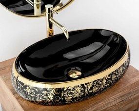 Pultos mosdó Rea Meryl Black / Gold